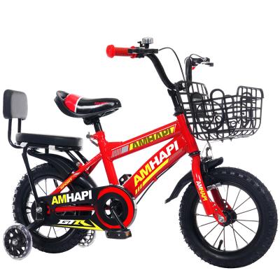 China Beautiful steel high quality red bike for 7 years old girl children for sale