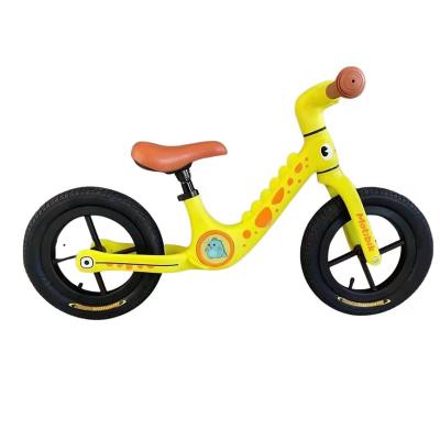 China 2022 New Safety Dinosaur Shape Design No Pedal 12 Inch Kids Bike Sports Training Bike Kids Balance Bike for sale