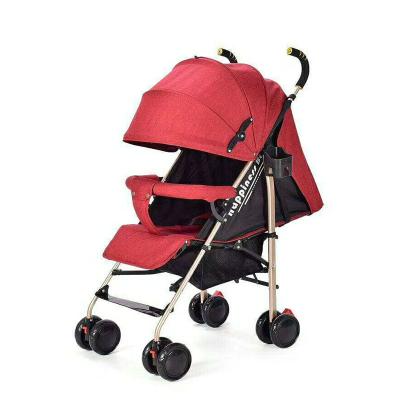 China 3-in-1 PU Stroller Kids Stroller Baby Folded Strong Baby Stroller for sale