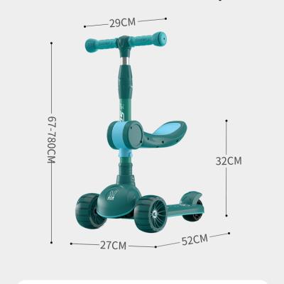 China Best Lightweight Electric Push Plastic Kids Electric Mobility Scooter 3 Wheel Kids Electric Scooter for sale