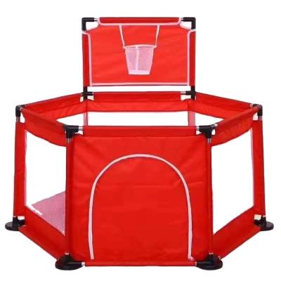 China Modern Hot Sale Shape Folding Hexagon Safety Slide Playpen For Baby for sale