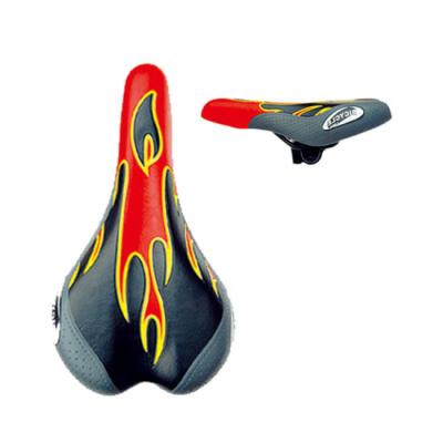 China Durable Cushion Seat Bottom Price Fire Design Cover Mtb Bike Saddle for sale