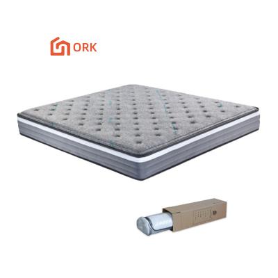 China ORK Nanol fabric+2 hypoallergenic partial pressure latex+2 gel memory cotton comfortable partial mattress for sale