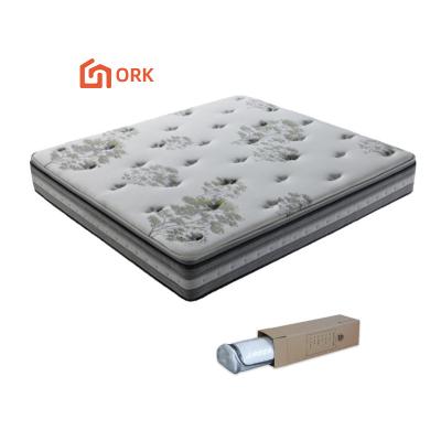 China Hypoallergenic Double Sided Jacquard Woven Fabric ORK 2 Point Water Washed Latex Pressure Stretch Mattress for sale