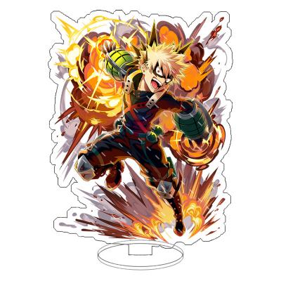 China Japan New My Acrylic Holder Plate Keychain Boku Hero Academia Character Model No Hero Academia Billboard Standee 15cm Collectable for sale