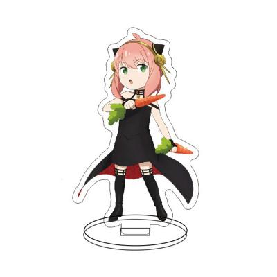 China Model Toy Desk Decoration Signs Anime SPY x FAMILY Acrylic Plastic Stock Holder 16CM Lovers Birthday Gift for sale