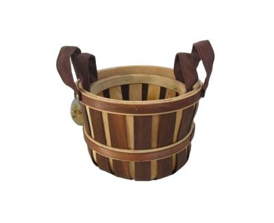 China Europe Piece Handwoven Wooden Bread Basket Fruit Basket Sundries Storage Desktop Basket for sale