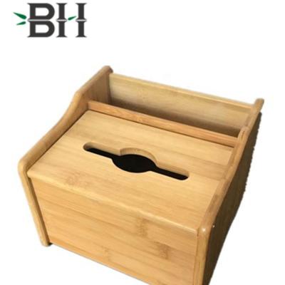 China Sustainable Popular Bamboo Desktop Organizer Tabletop Cosmetic Storage Organization For Office Or Home for sale