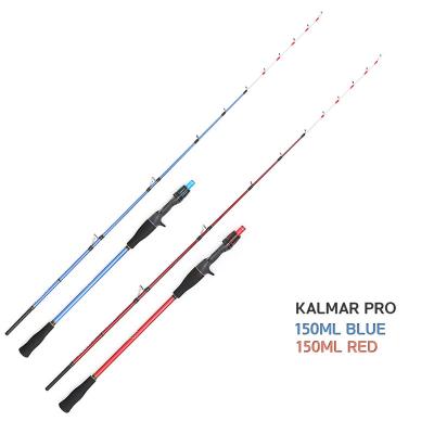 China Carbon NH Fishing Kalmar 2 Section B150ML Pro Mount Rod Red & Blue for sale