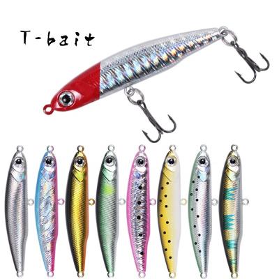 China ABS T-Bait 3g/5g Submerged Pencil Fishing Lure Artificial ABS Plastic Groundbait PESCA Hard Tackle for sale