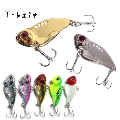 China Wholesale Zinc Alloy T-bait Beans VIB Sinking Baits Metal Spoon 7-20g Fishing Saltwater Bass Tackle Freshwater Lure for sale