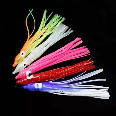 China Plastic. New Fishing Lures 9.5cm Octopus 2g Squid Skirt Soft Baits Lure for sale