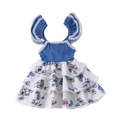 China Anti-wrinkle washable high quality cute in summer design about baby kids dresses for girls casual for sale