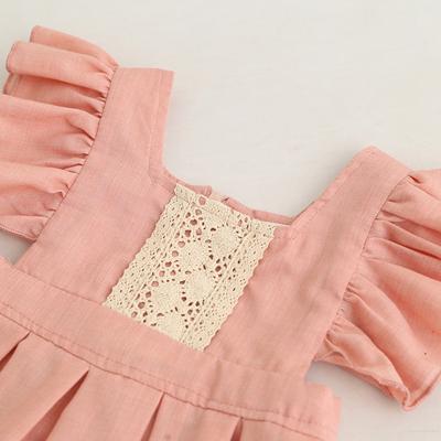 China Eco-Friendly Washable Clothing Standard Fashion Stylish Children's Girl Short Sleeve Dress for sale