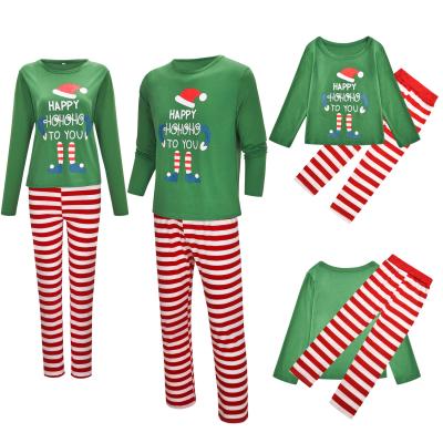 China Anti-pilling Amazon Sale Fall Winter Baby Mom Dad Outfits Christmas Children Family Pajamas Warm Clothes for sale