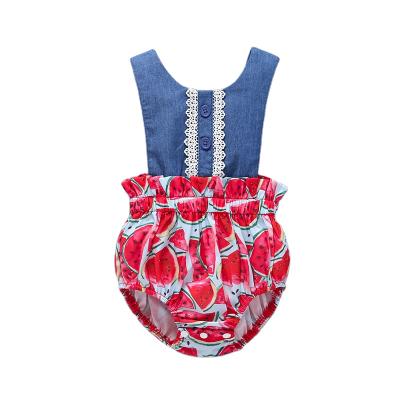 China Quality Price Designer Ruffle Clothes Baby Rompers Cute Guaranteed Suitable 100% Cotton for sale