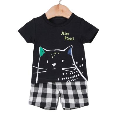 China Quality Kids Clothing Baby Suitable Breathable Anti-Shrink Price Guaranteed Casual Shorts Sleeves Boy Shirts 100% Cotton for sale