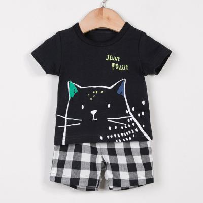 China SMOOTH hot sale cotton unique design children's clothing boutique cute boys teams clothing sets for sale