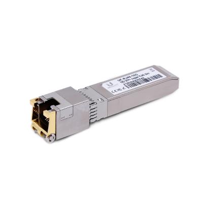 China FTTX UBNT UF-RJ45-10G Gigabit Conversion Optical Module SFP+ to Network Port Fiber Optic Module for sale