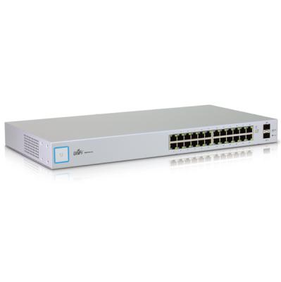 China LACP UBNT UniFi 24 Port Switch US-24 Gigabit Enterprise Class Port Fiber Optic Switch Controlled Switches for sale