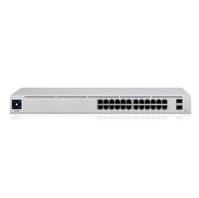 China LACP UBNT USW-24-POE Gigabit POE Switch Layer 2 Switch 802.3af/at Self-Induction Power Supply for sale