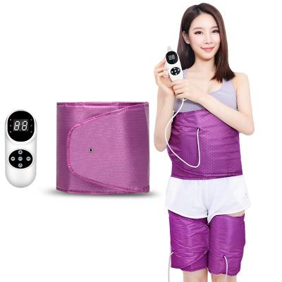 China Skin Tightening Infrared sauna blanket heating belt weight loss belt vibration heating belly fat burning beauty salon reduces belly thin belly for sale