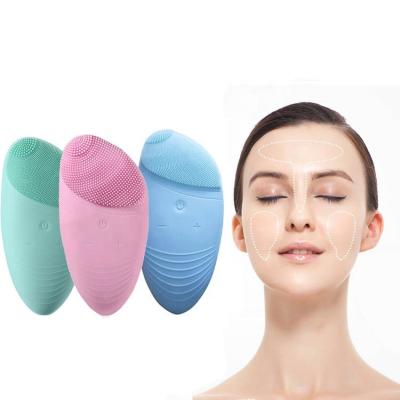 China DEEP CLEANSING Most Popular Face Cleaning Brush Silicon Facial Electric Facial Washing Brush Cleaner Machine for sale