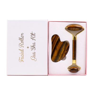 China Body Jade Roller Gua Sha Set Hand Held Mini Crystal Jade Board Branded Jade Rollers for sale