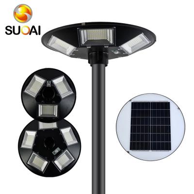 China Garden SUOAI Mos Radar Ip 66 Waterproof Led Outdoor Solar Lawn Landscape Street Lights Lights Garden Lamp for sale