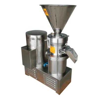 China Vegetable Processing Plant Sesame Peanut Butter Grinder Industrial Mill Almond Nut Sesame Colloid Chili Sauce Making Machine for sale