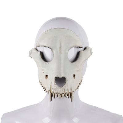 China Horrible Halloween Masquerade Cosplay Party Halloween Decoration Cosplay Props Bone Skull Mask Border Supplier for sale