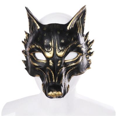 China Hot Mardi Gras Adult Masquerade New Design Halloween 3D Foam 3D Foam Fox Animal Mask Halloween Mask Cosplay Prop for sale