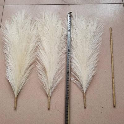 China Hot Sale Home Pampas SP-001 Weding Decoration Faux Amazon Dried Flowers Home Decoration Artificial Dried Flower Split Detachable White Pampas Grass for sale