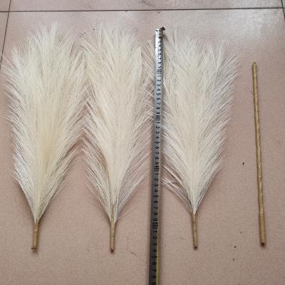 China Home Art Gallery Decoration Pink White High Quality Purple Artificial Faux Shop Decoration H0226 Modular Artificial Pampas Grass for sale