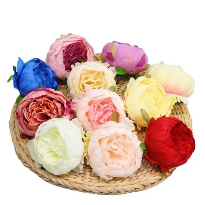 China Good Environmental Protection Price Silk Artificial Flowers Easy To Maintain Artificial Peony Flowers Bulk For Table Decoration for sale