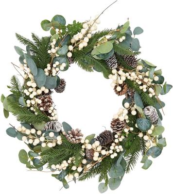 China Sale Natural Indoor Garland Decoration Christmas Touch Artificial Flower Pinecones Braid for sale