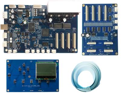 China Double Heads 7610 Main Board Kit Printer Parts For Thermal Transfer Dtf Inkjet Printer Flatbed Printer Board for sale