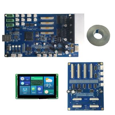 중국 흰색 잉크 낙화술 프린터를 위한 네트워크 포트 7610 프린트헤드 양두 프린터 보드 운반 보드 본기판 장비 판매용
