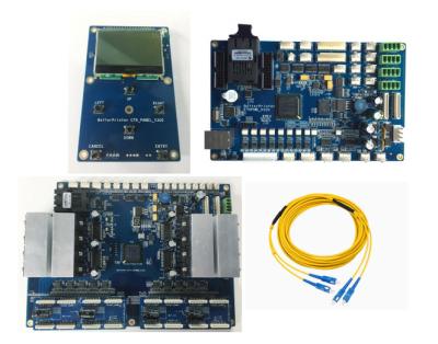 China Impresora industrial de Kit For Textile Digital Oval del tablero de la impresión del chorro de tinta de la red del gigabit I3200 en venta