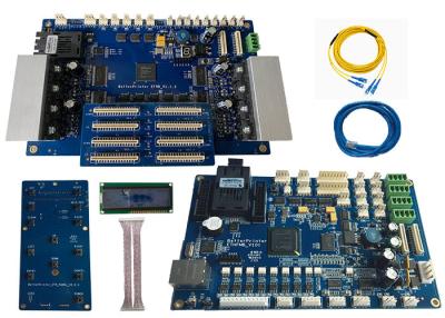 China Cabeza de la red dx5 cuatro del gigabit  sistema de la impresora de chorro de tinta del tablero para la impresora plana ULTRAVIOLETA en venta