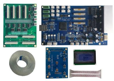 China Inkjet printer system DX5 double head gigabit network inkjet board use for White ink pyrography Printer for sale