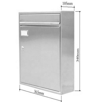 China SMB-003SS High Quality Wall Mounted Outdoor Mailboxes For Apartments for sale