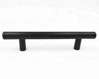 China Modern Simple Hot Selling Manufacturers Stainless Steel Furniture Handles Black Type Sideboard Accessories T Handle for sale