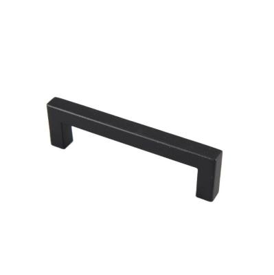 China Modern Single Stainless Steel Bar Bedroom Kitchen Hardware Wardrobe Door Cavity Cabinet Furniture Handle t for sale