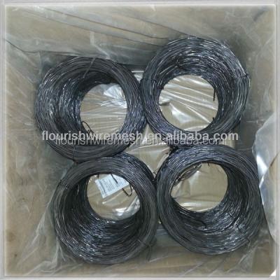 China Flexibility And Plasticity Black Annealed Wire Twisted 20 GTS Black Annealed Wire 20G Black Annealed Binding Wire for sale