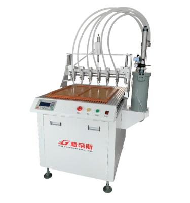 China Factory Multi-heads Automatic Glue Dispensing Machine For LED Light Six Heads Glue Dispenser Backlit for sale