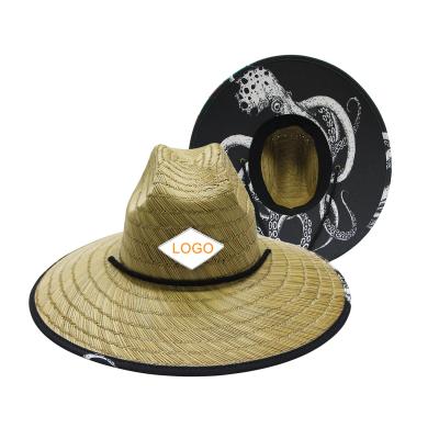 China Wide Brim Straw Hat Straw Hat Wholesale Beach Summer Sun Dobby Hats for sale