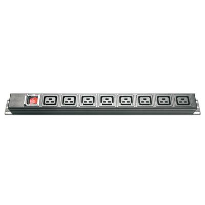 China 1.0U On/Off Switch IEC 60320 C19 Vertical Switched PDU Power Distribution Unit For Backup for sale