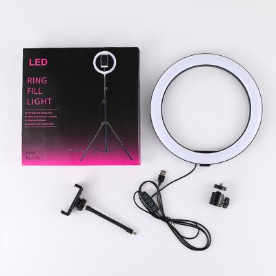 China Plastic+ ABS Factory Direct Selling Led Ring Light Beauty Lamp Battery Powered Photographic Lighting for sale