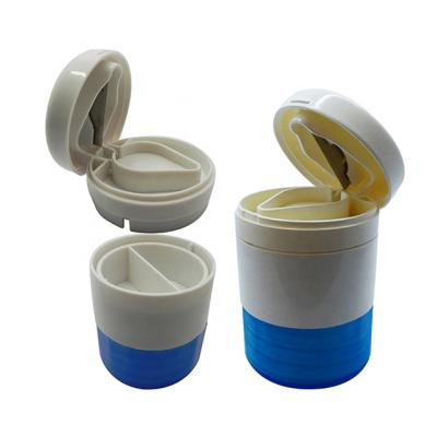 China ABS+STAINLESS STEEL ABS+STAINLESS STEEL Safe and Reliable Quality 3 in 1 Pill Cutter Pill Crusher Pill Case for sale